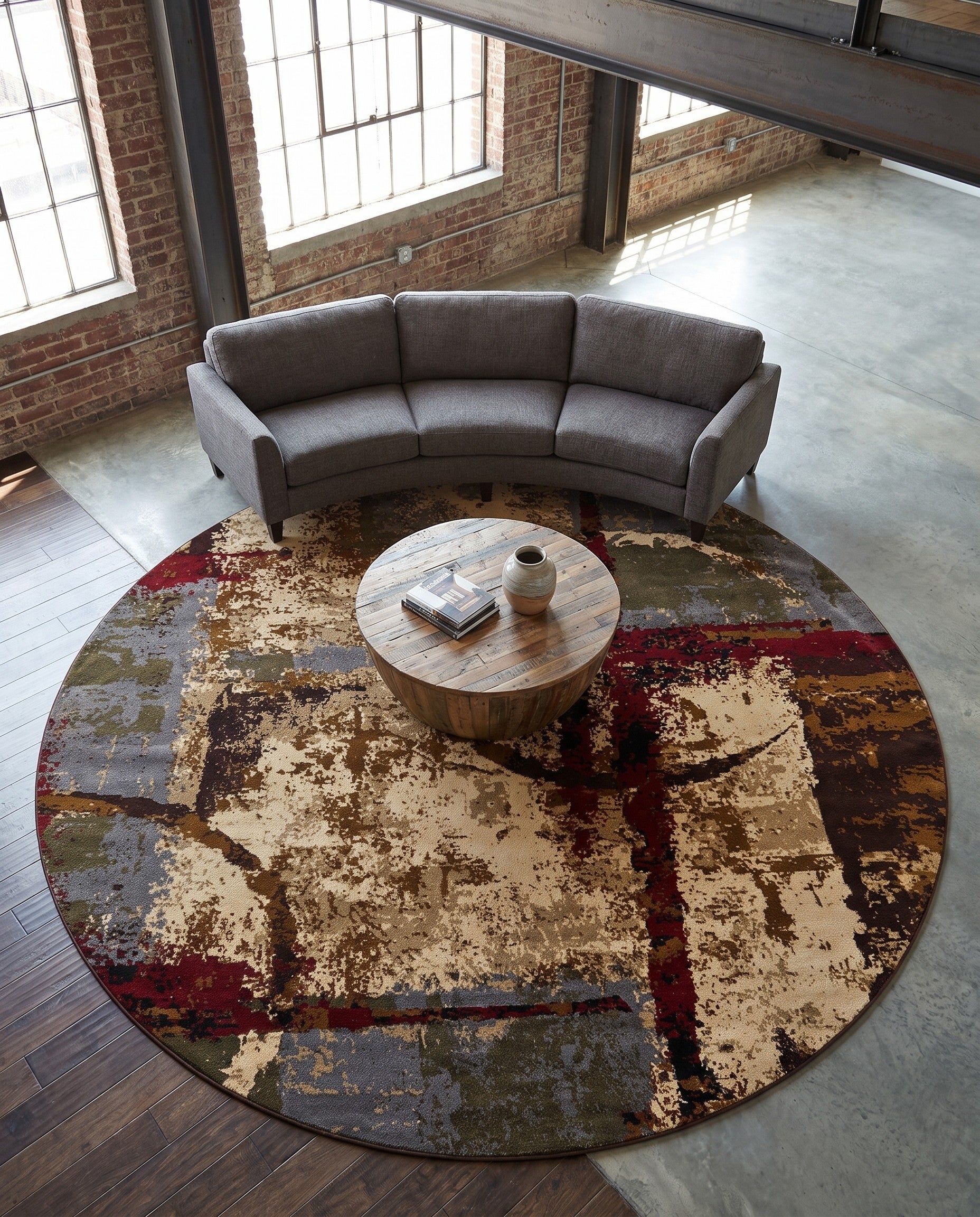10' x 10' Cafe Round Rug