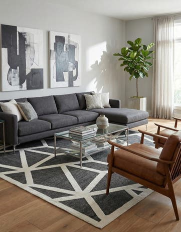 10' x 13' Prismatic Rug