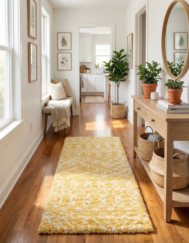 Detail image of 2' 7 x 10' Marrakesh Shag Runner Rug