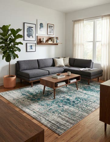 Blue Aarhus Rug