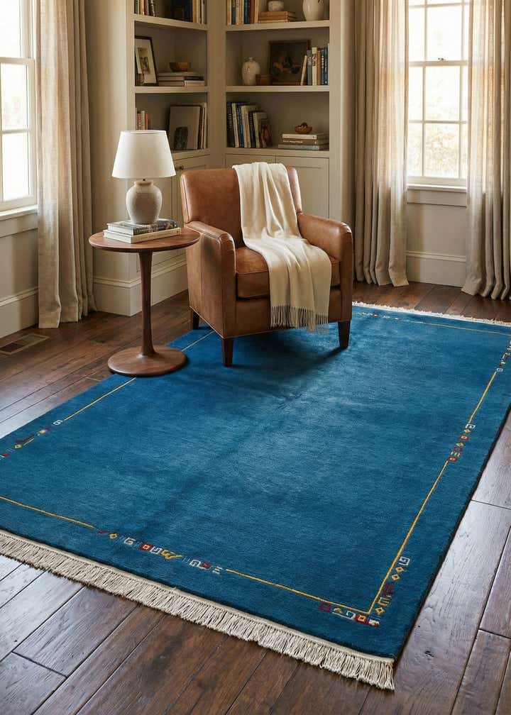5' 7 x 7' 10 Hand Knotted Tibet Wool Rug