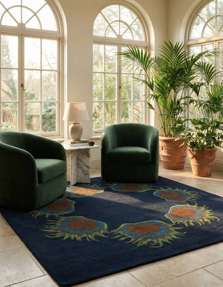 Detail image of 7' 6 x 7' 7 Luna Square Rug