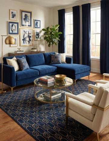 10' x 10' Vogue Geo Square Rug
