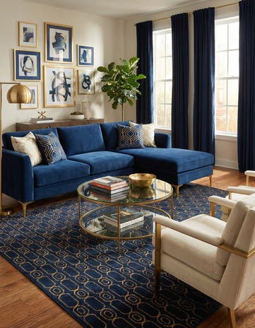 10' x 10' Vogue Geo Square Rug