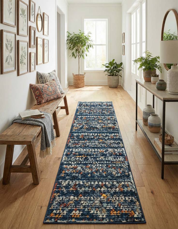 Detail image of 2' 7 x 10' Morocco Runner Rug