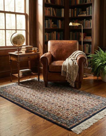 3' x 5' 4 Hand Knotted Mood Wool Rug