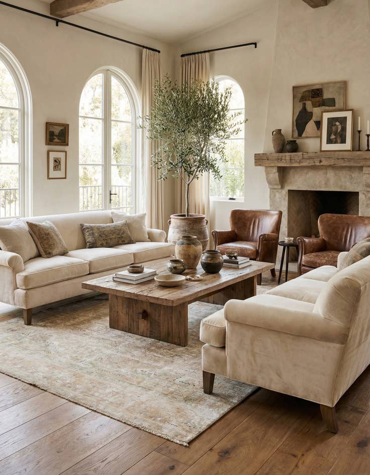 Detail image of  6' x 9' 8  Hand Knotted Ultra Vintage Persian Wool Rug