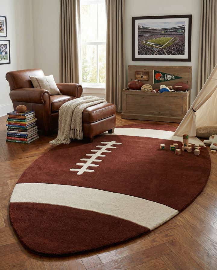 5' 11 x 10' 6 Playtime Kids Wool Freeform Rug