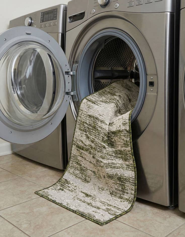 Detail image of 2' x 8'  Washable Modern Indoor / Outdoor Runner Rug