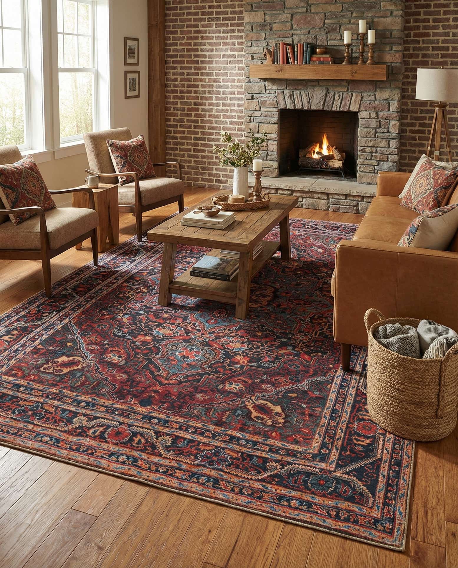 7' 10 x 11' Washable Timeless Rug