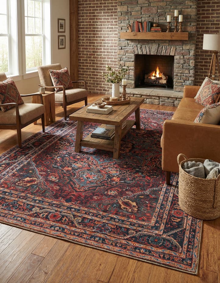 7' 10 x 11' Washable Timeless Rug
