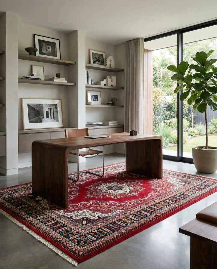 7' x 10' 2 Hand Knotted Bidjar Wool Rug