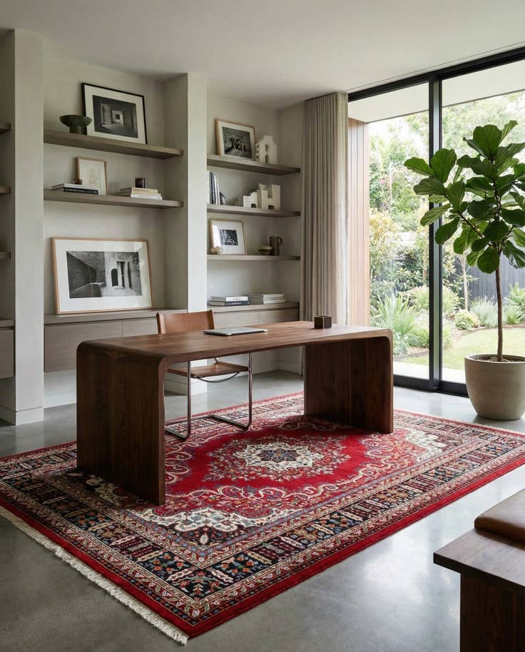 Detail image of 7' x 10' 2 Hand Knotted Bidjar Wool Rug