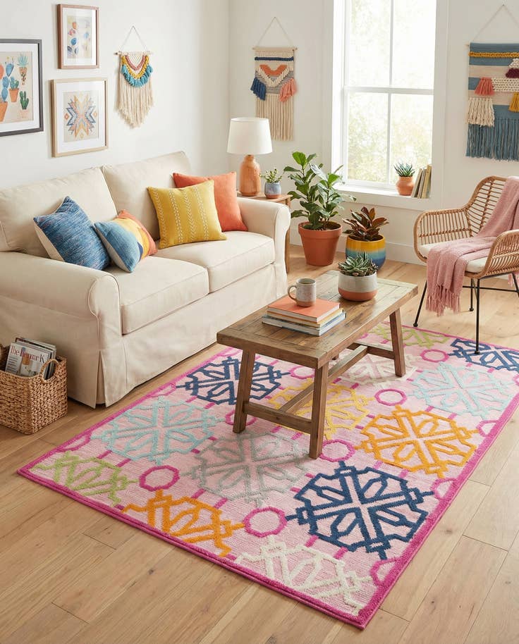 Detail image of 5' x 7' 7 Easy-Clean Indoor / Outdoor Rug