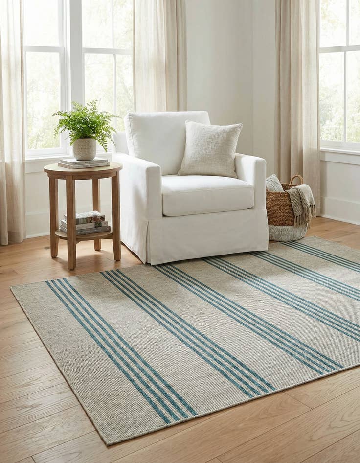Detail image of 1' 4 x 1' 4  Washable Jill Zarin Anguilla Indoor / Outdoor Sample Rug