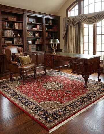 6' 8 x 6' 8 Tabriz Square Rug