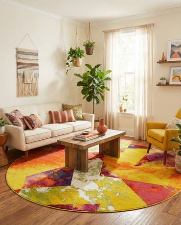  8' x 8' Tuscany Round Rug