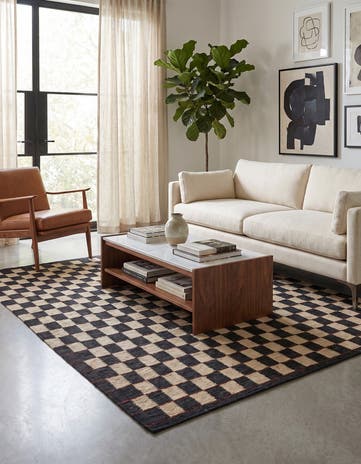 5' x 6' 3 Hand Woven Kilim Modern Wool Rug