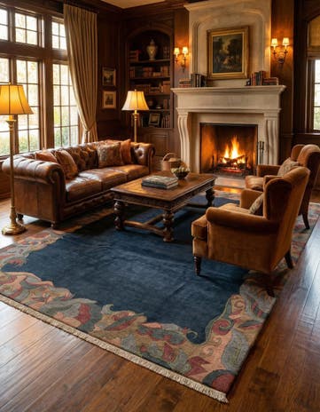 8' 3 x 11' 11 Hand Knotted Tibet Wool Rug