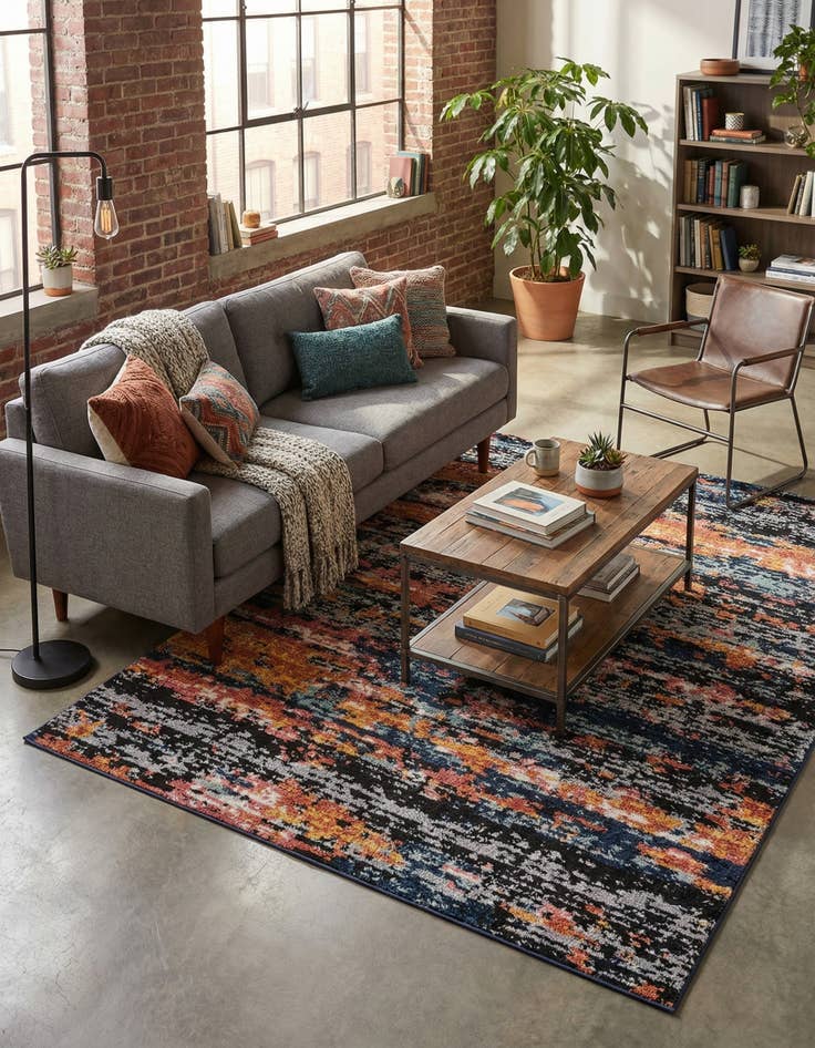 Detail image of 5' 3 x 8' Tagine Rug