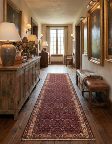3' 7 x 13' 5 Hamedan Runner Rug
