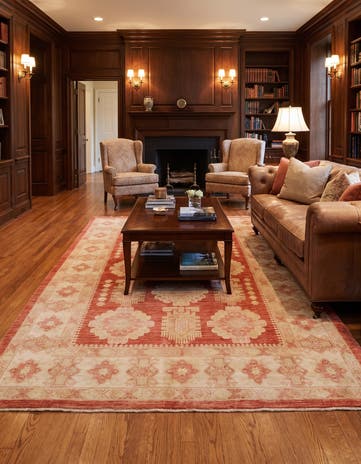 5' 7 x 7' 11 Hand Knotted Ziegler Rug