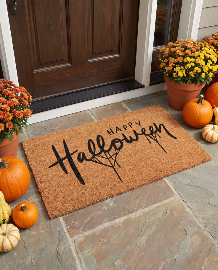 Detail image of 1' 6 x 2' 6 Happy Halloween Doormat