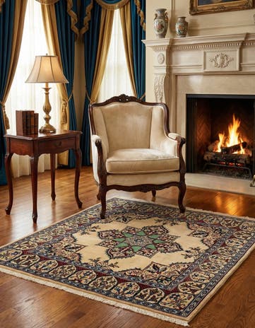 3' 3 x 3' 7 Nain Rug