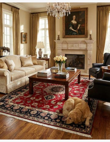 4' 11 x 6' 8 Tabriz Rug