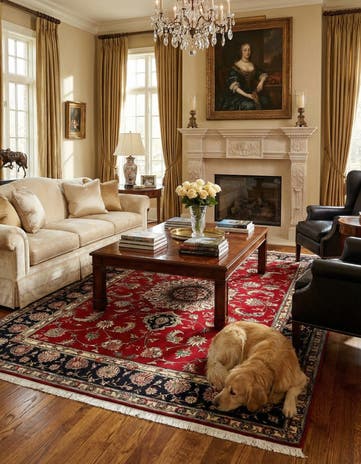 4' 11 x 6' 8 Tabriz Rug