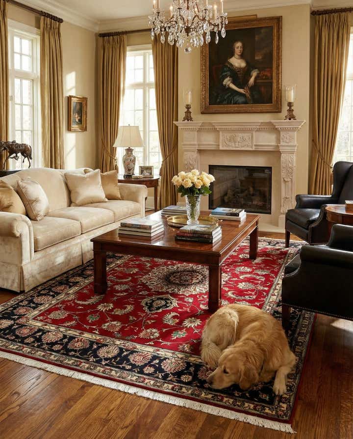 4' 11 x 6' 8 Tabriz Rug