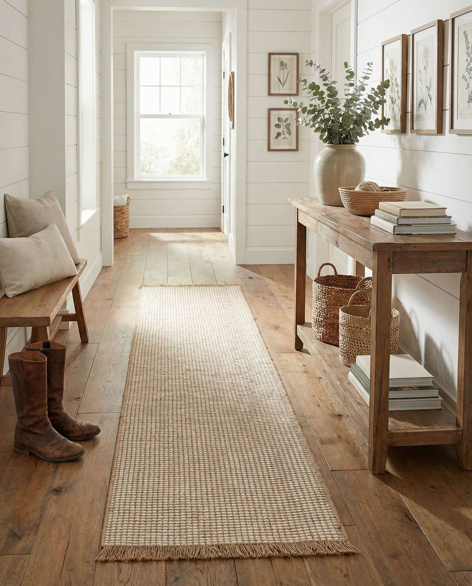 2' 7 x 10' Cottage Farm Runner Rug