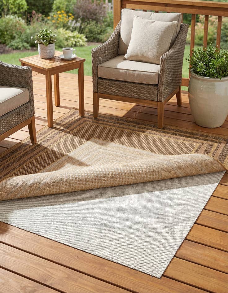 Detail image of 6' x 6' Square Uni-Eco Outdoor Rug Pad