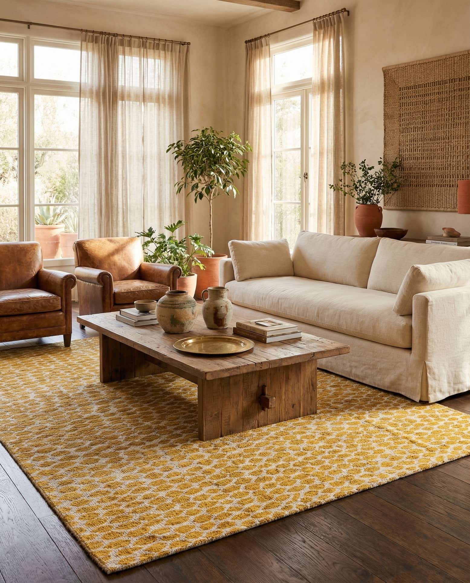 8' 1 x 10' 2 Hand Knotted Moroccan Wool Rug