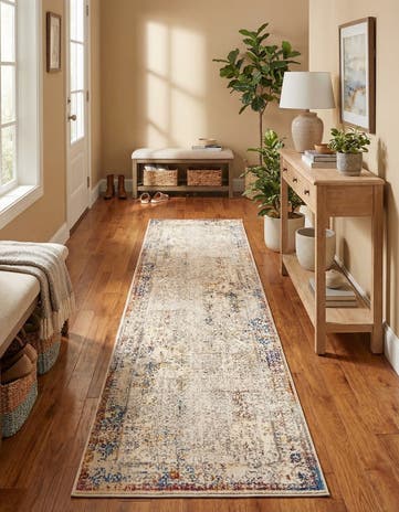 Ivory Deepa Runner Rug