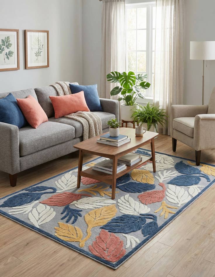 Detail image of 5' x 7' 7 Easy-Clean Indoor / Outdoor Rug