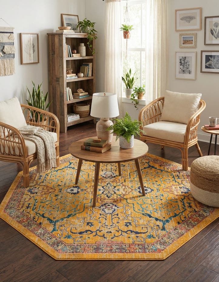 7' 10 x 7' 10 Lola Octagon Rug
