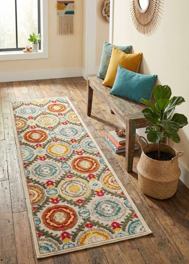 2' x 6' Easy-Clean Casablanca Indoor / Outdoor Runner Rug