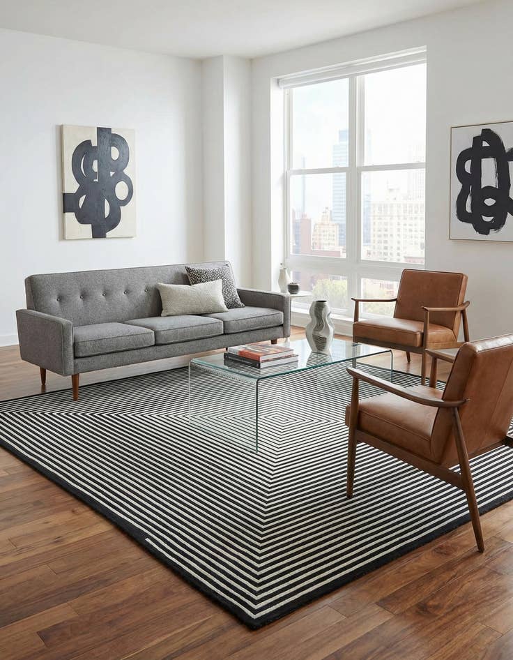 Detail image of 10' x 10' Milano Square Rug