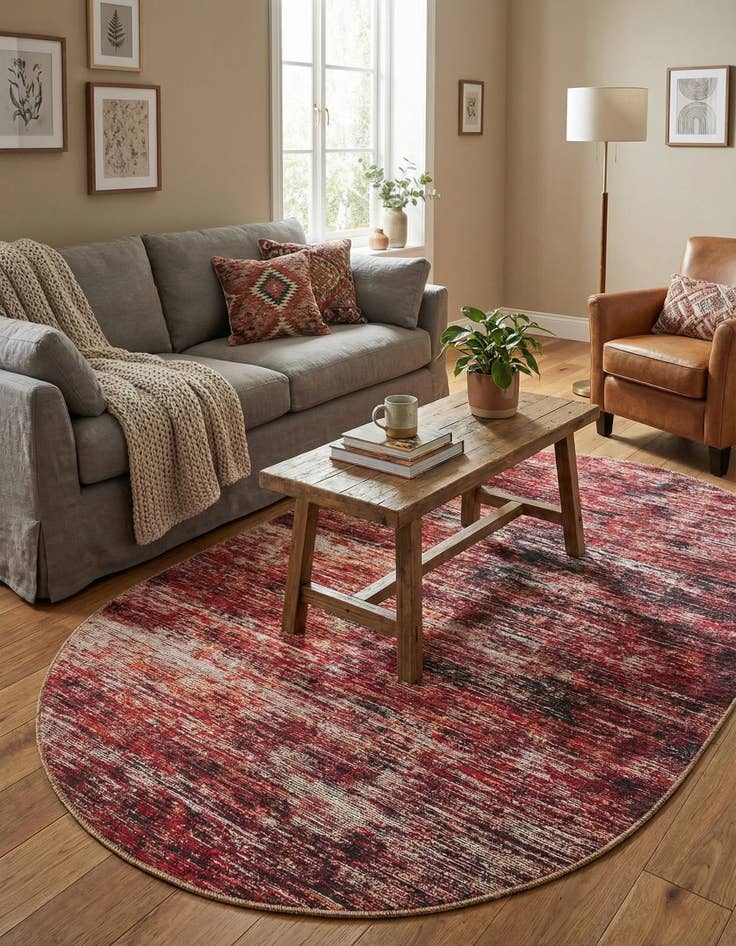 Detail image of 4' x 6' Asha Oval Rug