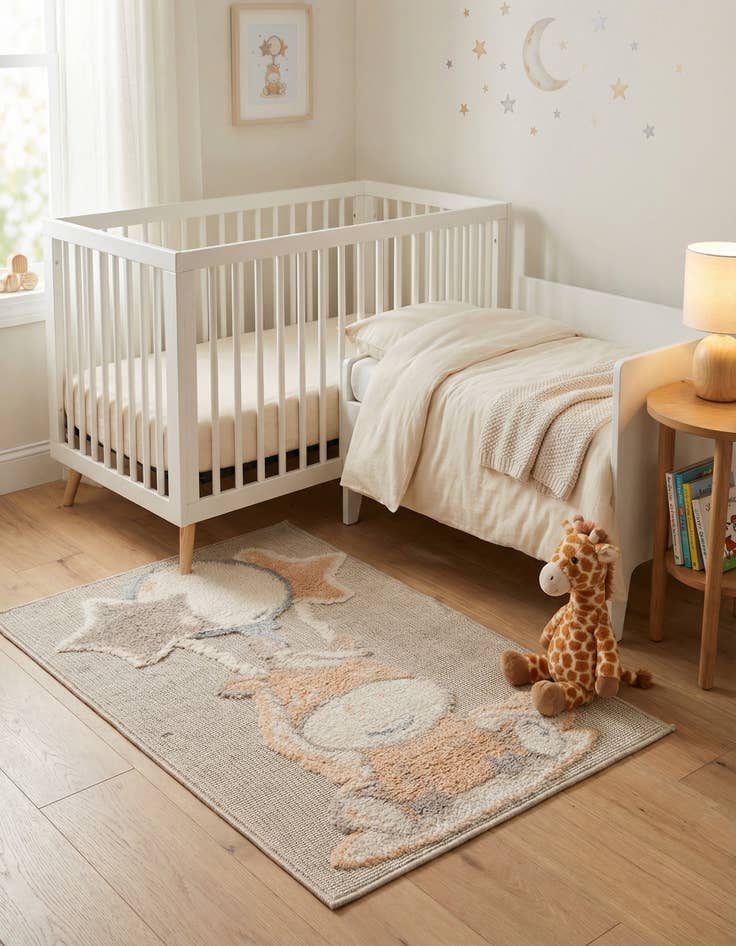 Detail image of 2' x 3' Whimsy Kids Rug