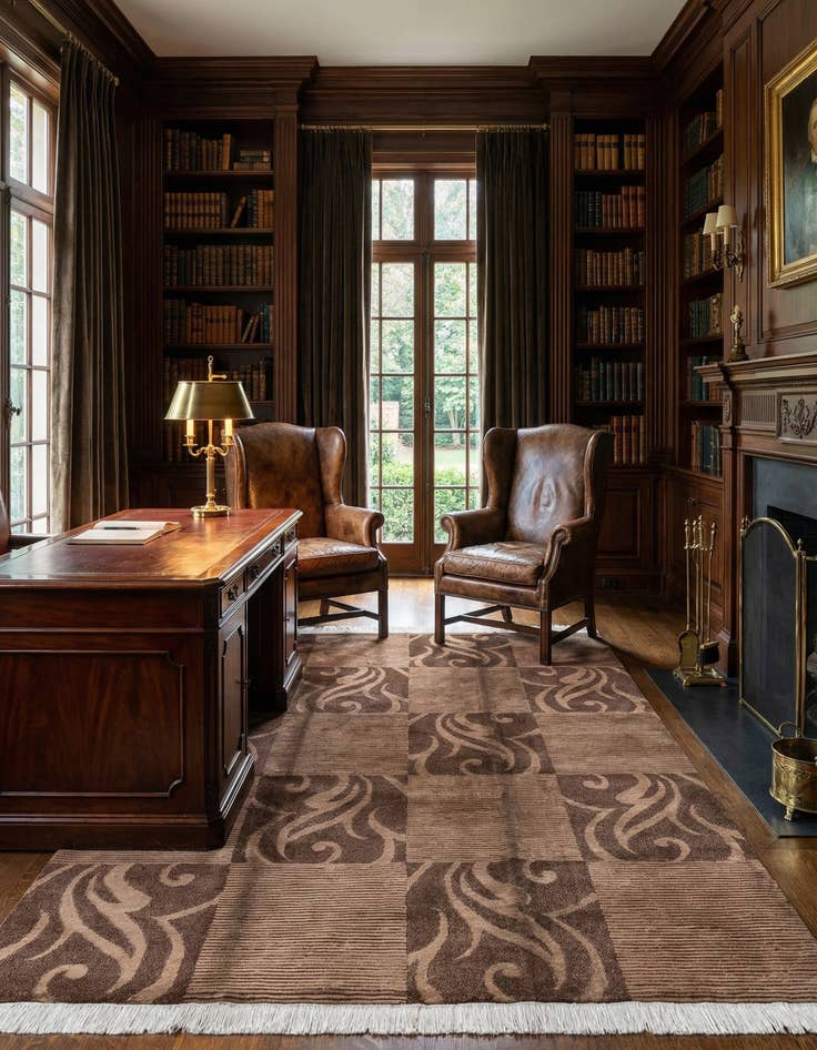 Detail image of  5' 9 x 8' Darya Rug