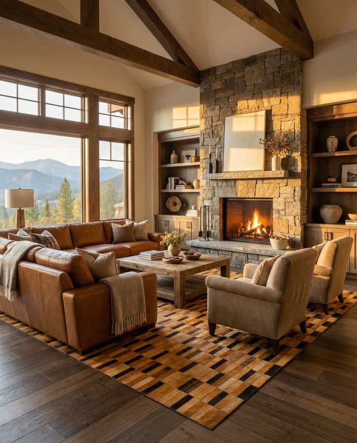 8' x 10' Cowhide - Patchwork Rug