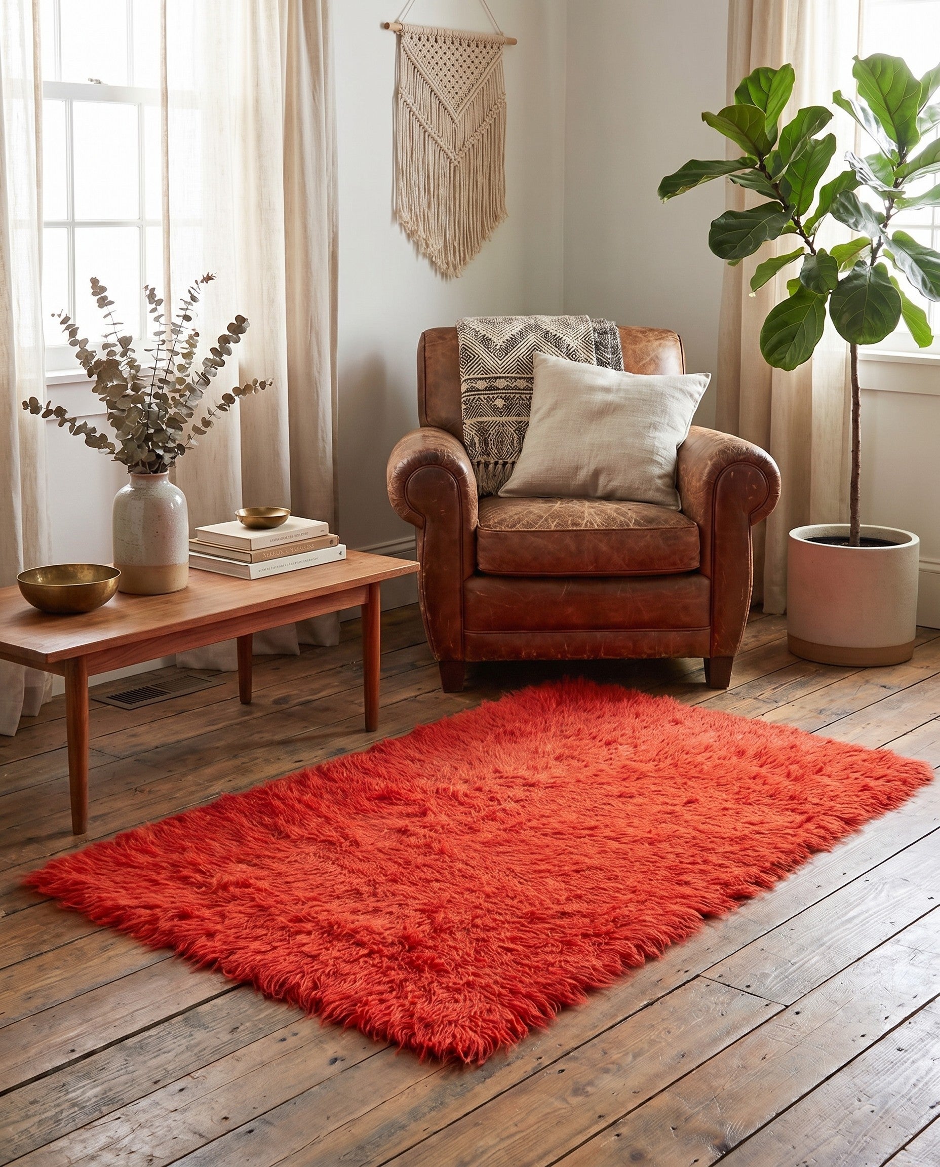 3' x 5' Hand Knotted Moroccan Wool Rug