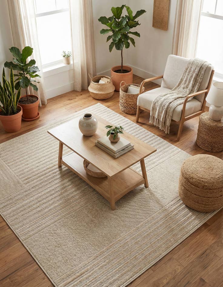 Detail image of  4' x 6'  Washable Sabrina Soto Indoor / Outdoor Rug