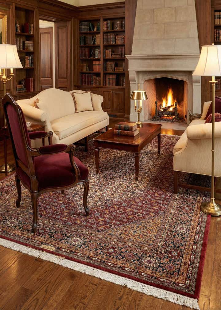 8' 3 x 11' 8 Hand Knotted Bidjar Wool Rug