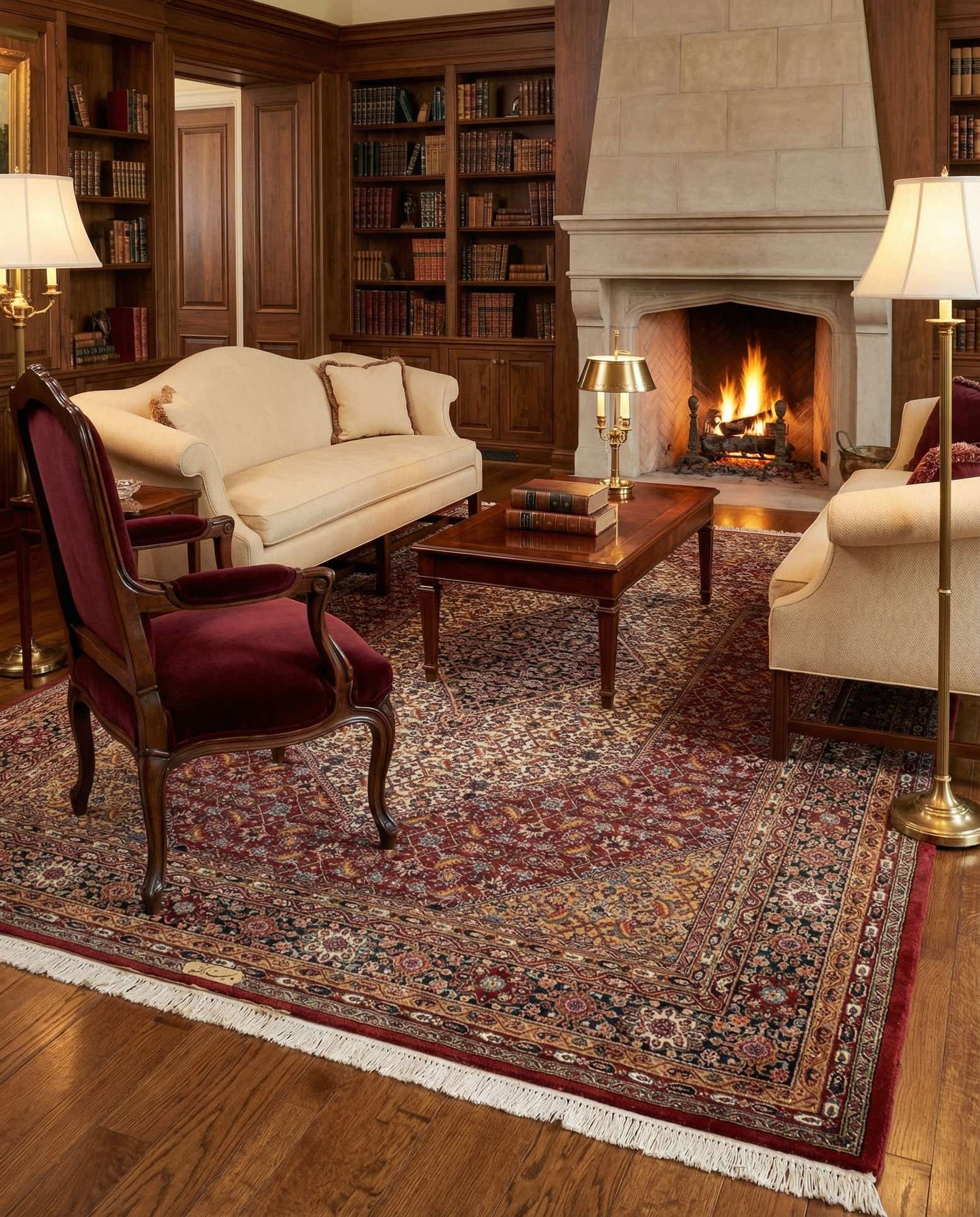 8' 3 x 11' 8 Hand Knotted Bidjar Wool Rug