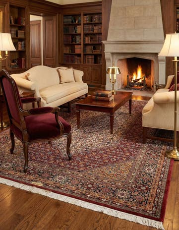 8' 3 x 11' 8 Hand Knotted Bidjar Wool Rug