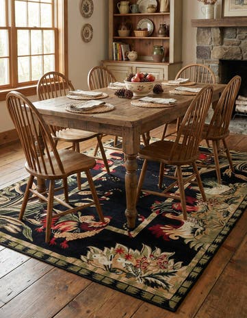 7' 10 x 11' Pastoral Rug