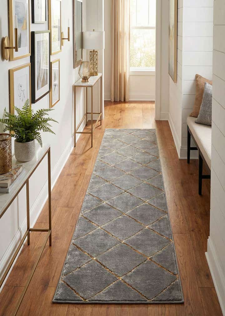 2' x 8' Vogue Geo Runner Rug